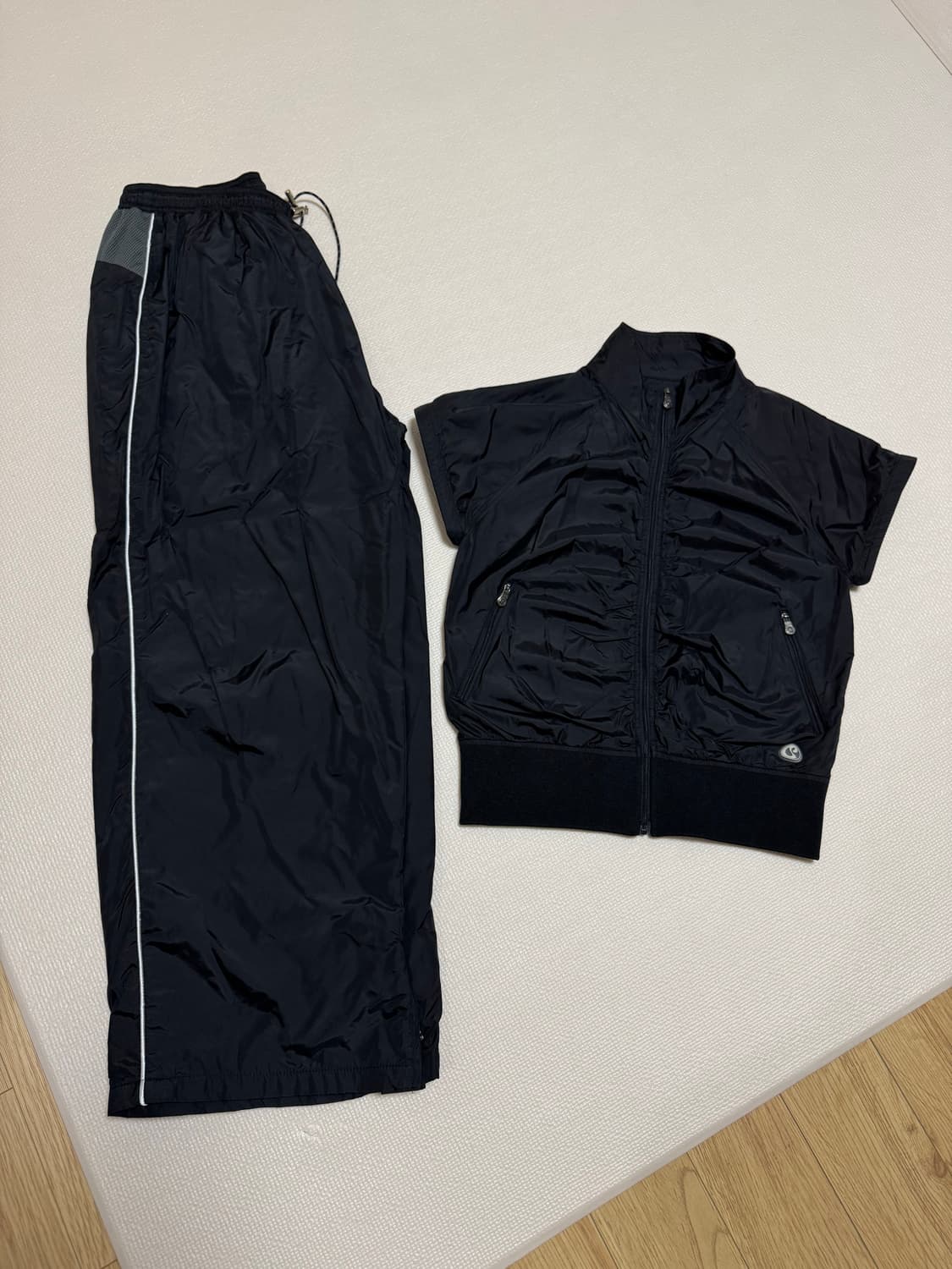 스마트어반유즈풀 퍼커링 윈드브레이커 셋업 상품이미지2