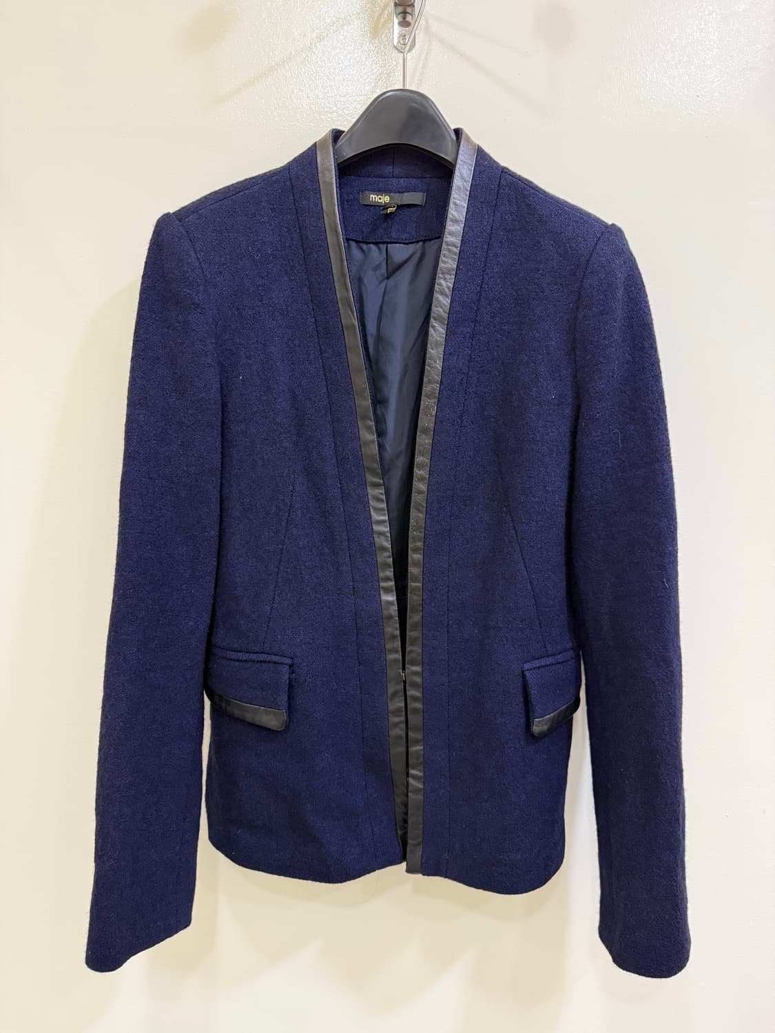 마쥬 네이비 모직 자켓 정품 상품이미지1