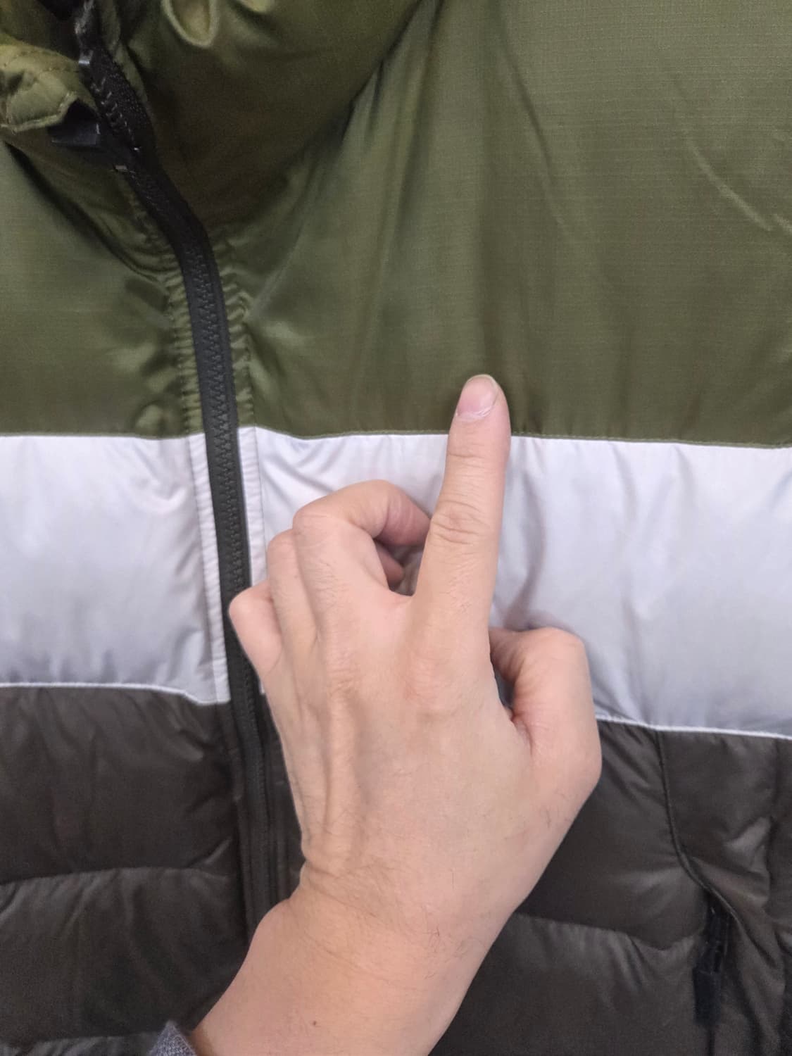 나이키 올드스쿨 배색 패딩조끼 m 상품이미지6