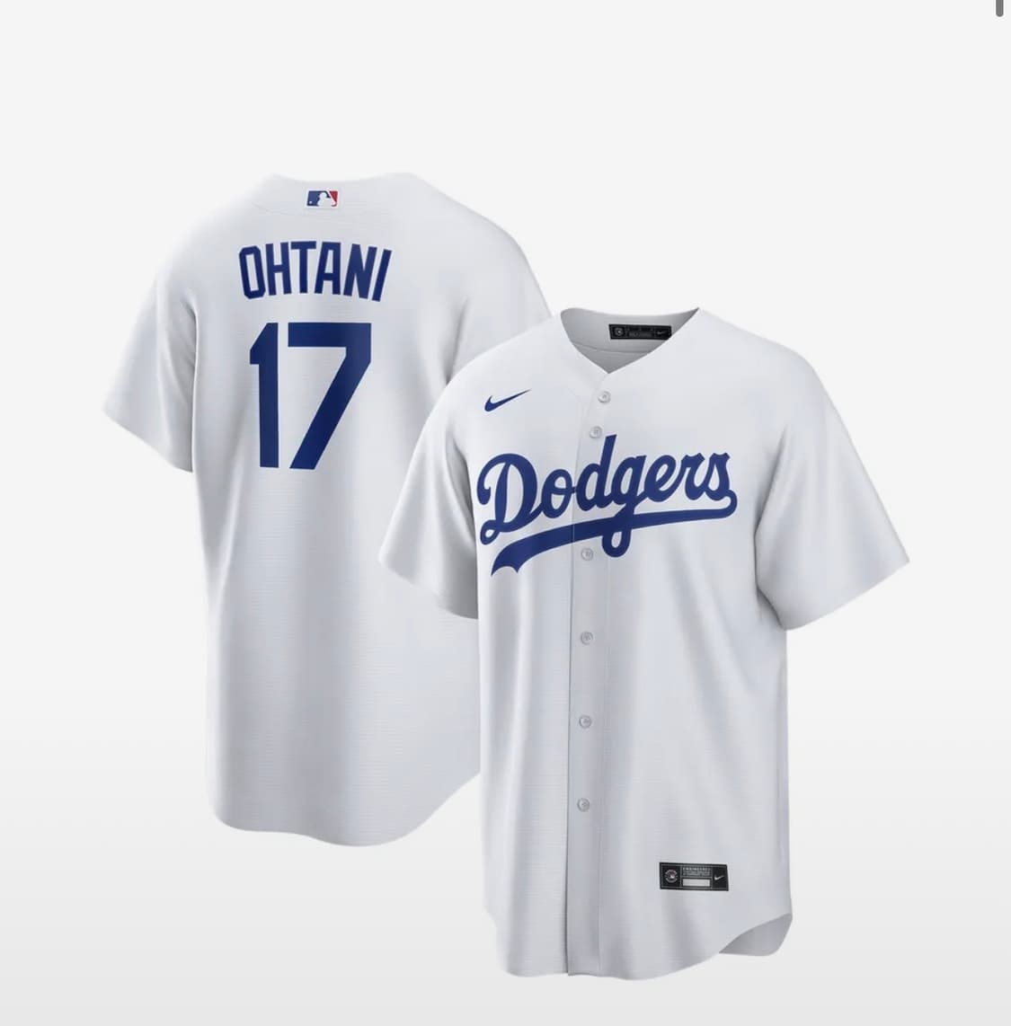 나이키 MLB LA 다저스 오타니 쇼헤이 홈 레플리카 저지 S 상품이미지1