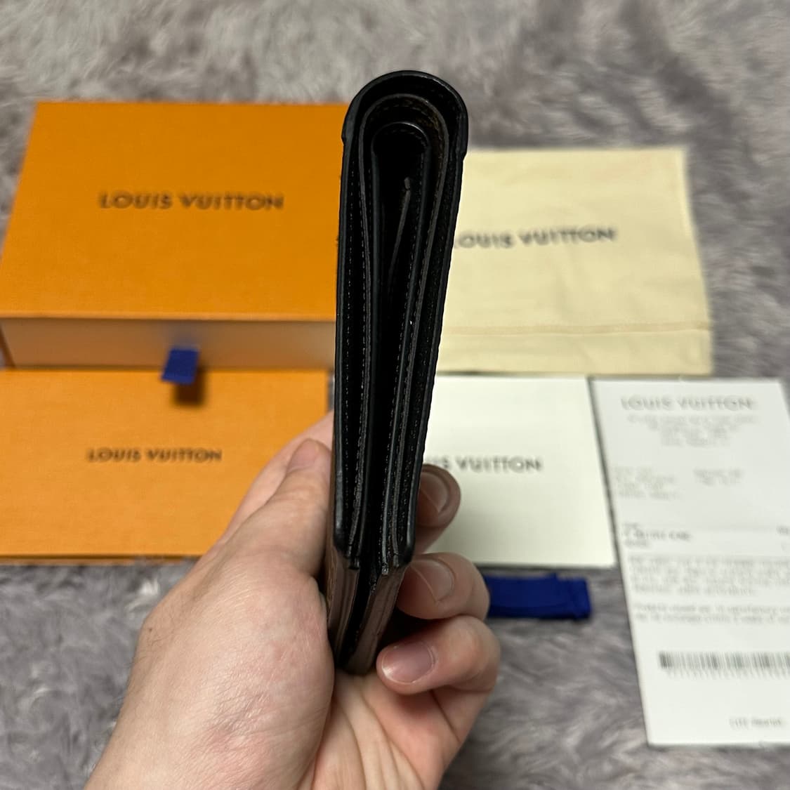 [풀구성] 루이비통 모노그램 마카사르 멀티플 월릿 반지갑 상품이미지4