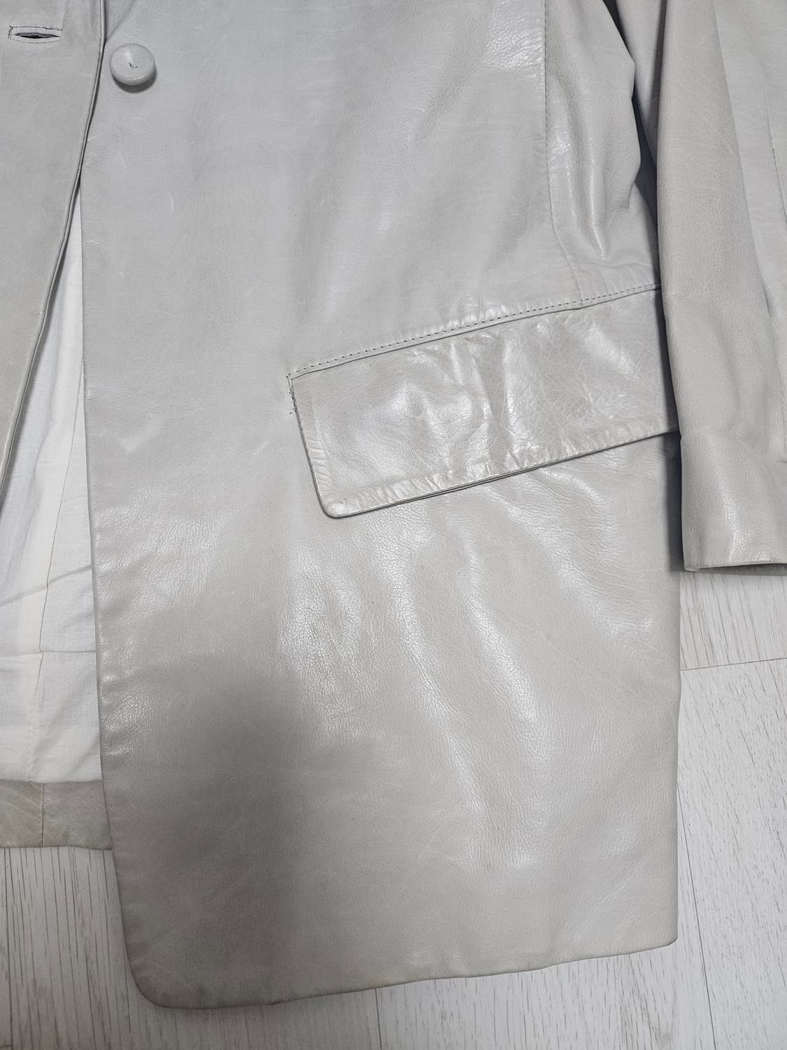 구호 양가죽쟈켓 사이즈55~66 상품이미지3