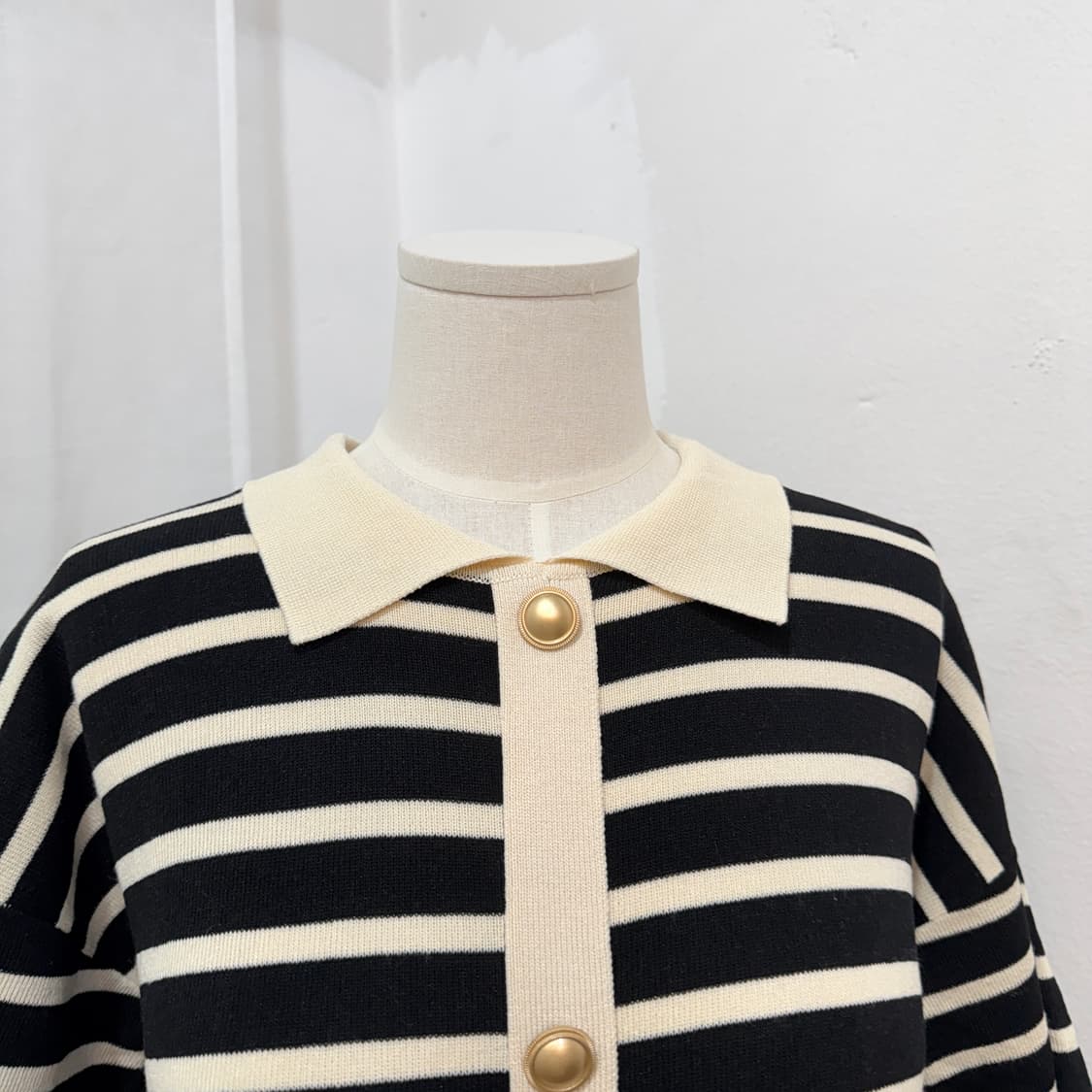 반팔 스트라이프 줄무늬 니트원피스 반팔원피스 4459 상품이미지2