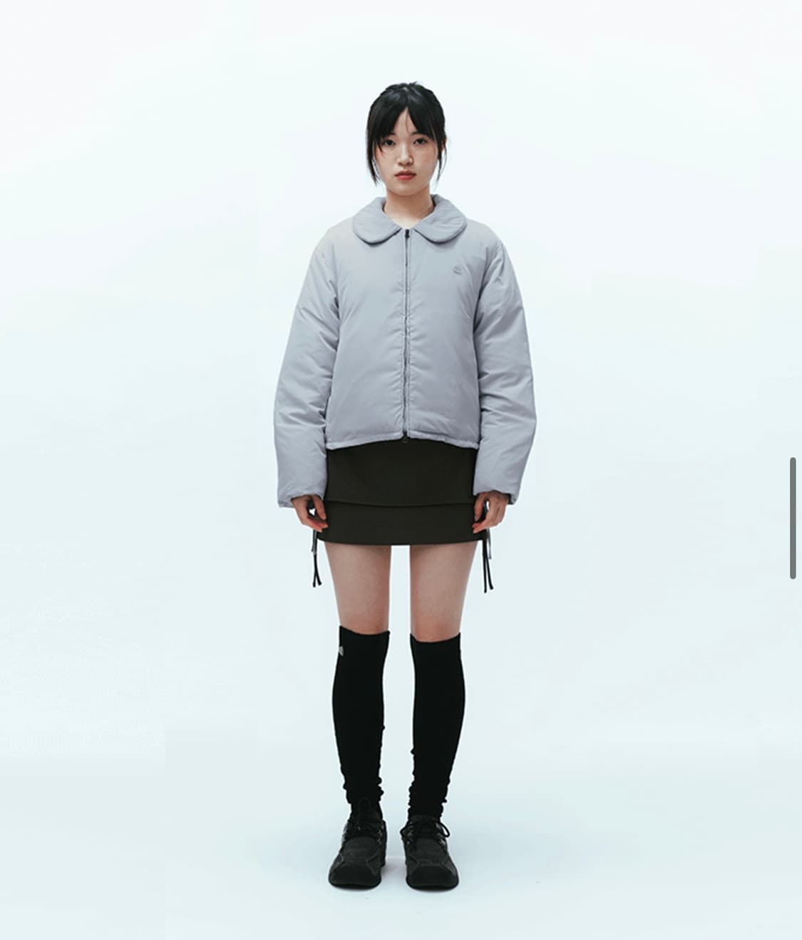 코이세이오 패딩 solid padded jacket sky blue 상품이미지5