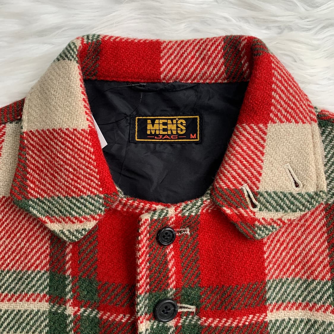 일본 빈티지 MEN'S JAC 포켓 체크 셔츠 자켓 1681 상품이미지3