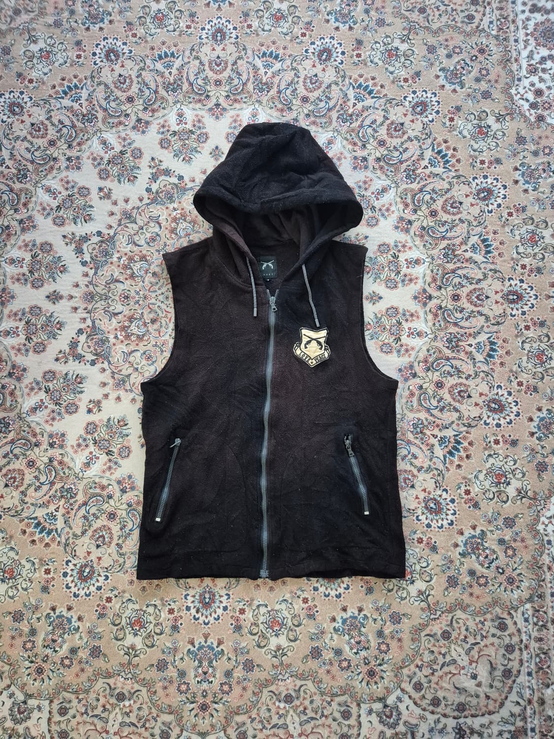 00s roar 타이다이 플리즈 후드 베스트. 상품이미지1