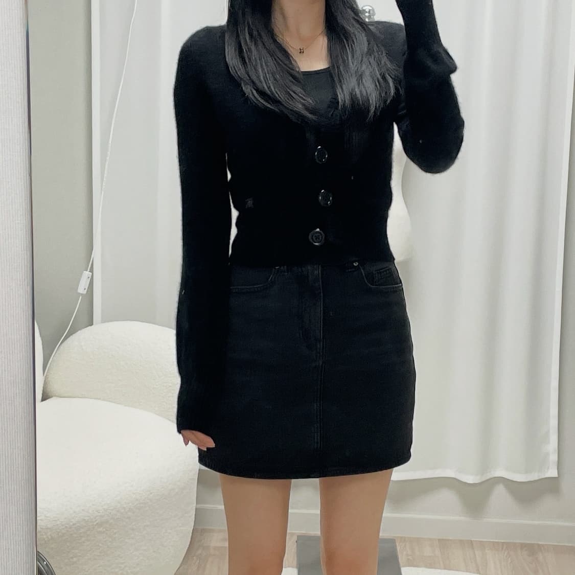 버버리 울 캐시미어 크롭 가디건 상품이미지10