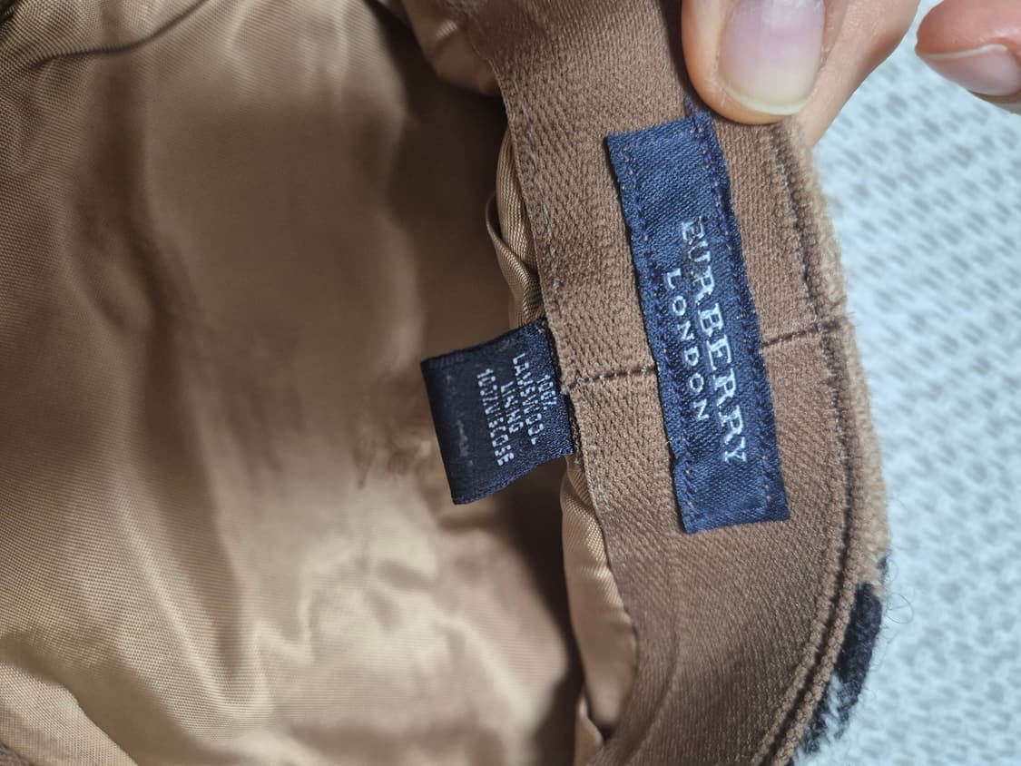 (정품) 버버리 체크   헌팅캡 뉴스보이캡 라지 상품이미지8