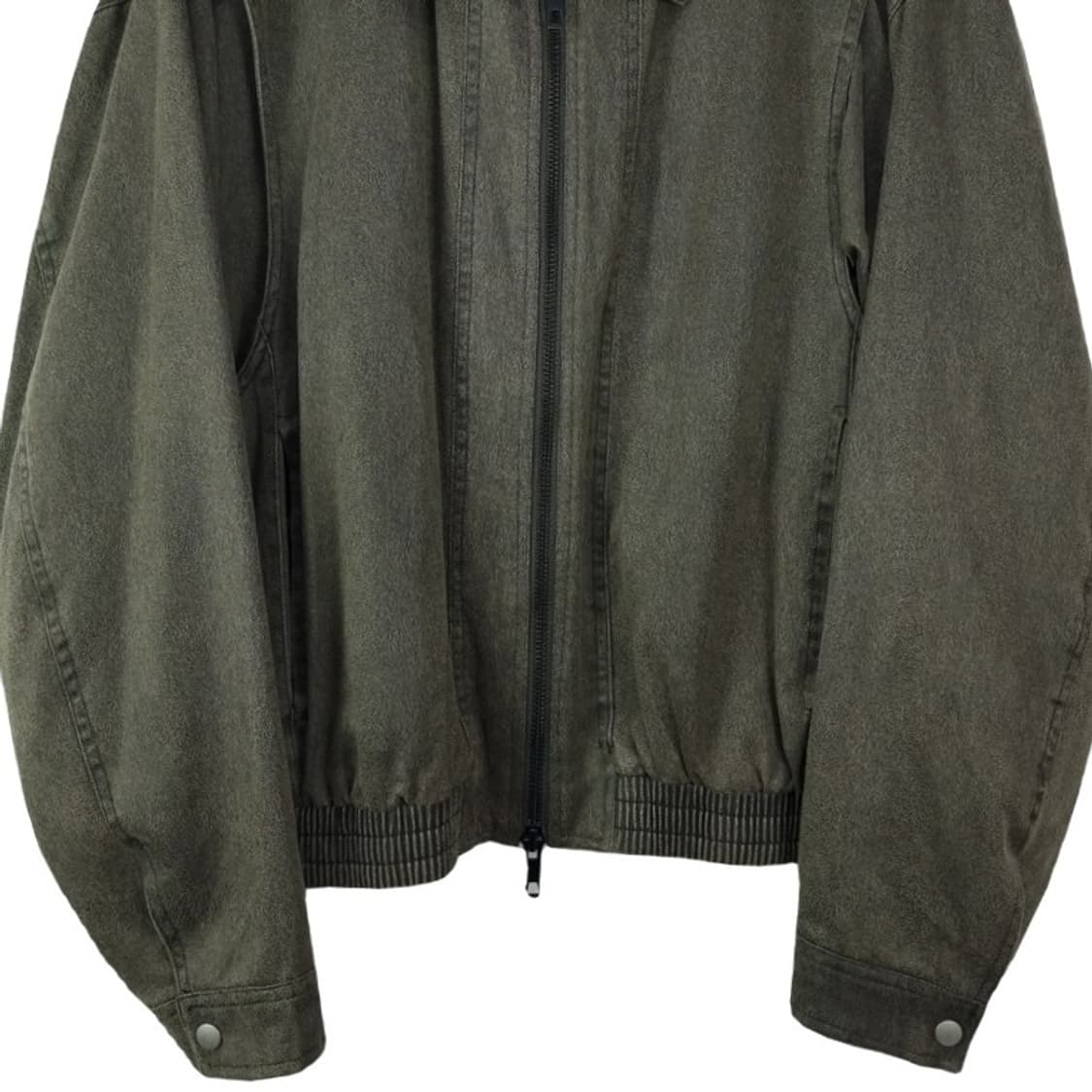 [라퍼지스토어] 크랙 패턴 오버사이즈 블루종 봄버 자켓 M18886 상품이미지5