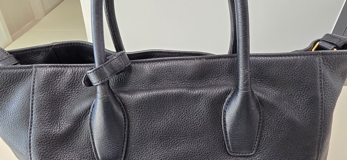 프라다 비텔로 다이노 블랙 토트백 상품이미지4