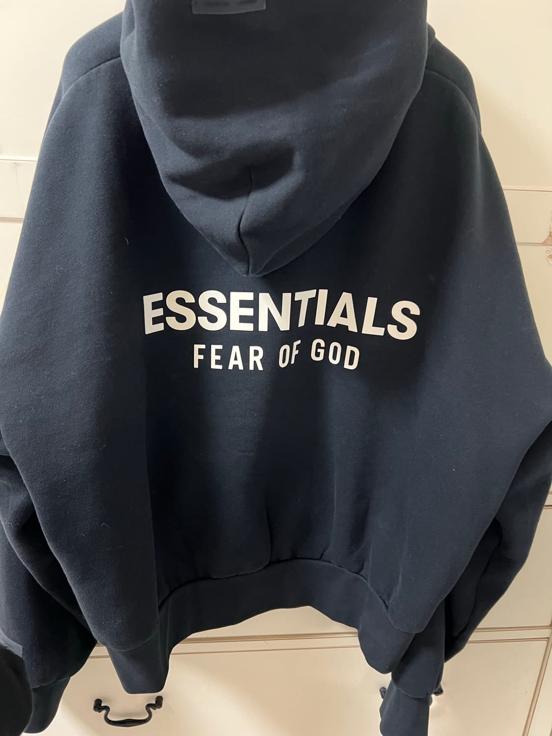 피오갓 에센셜 후드집업 블랙 상품이미지2