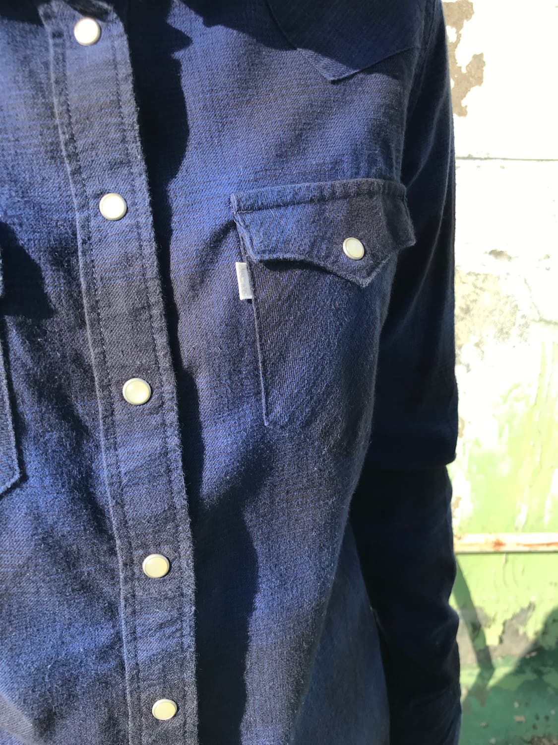 리바이스 네이비 버튼 셔츠  상품이미지4
