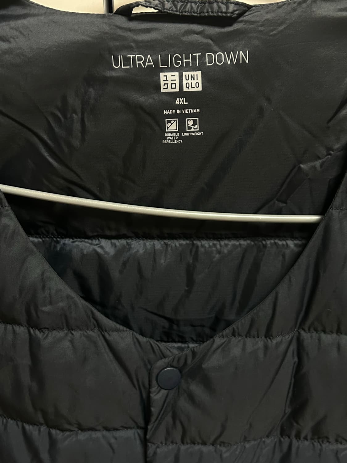 유니클로 울트라 라이트 다운 블랙 4XL 상품이미지2