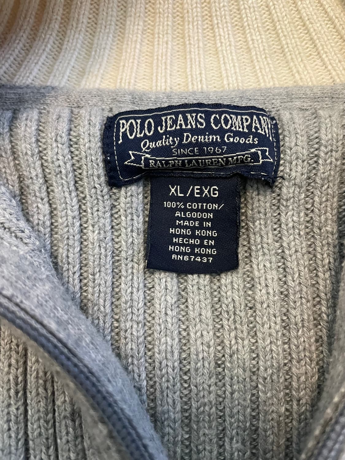 (Polo Jeans Co.) 폴로 진스 하프 집업 니트 상품이미지4