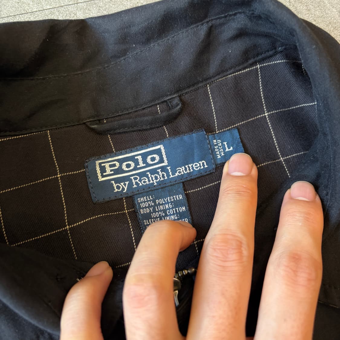 폴로 블랙 바이스윙 자켓 상품이미지5