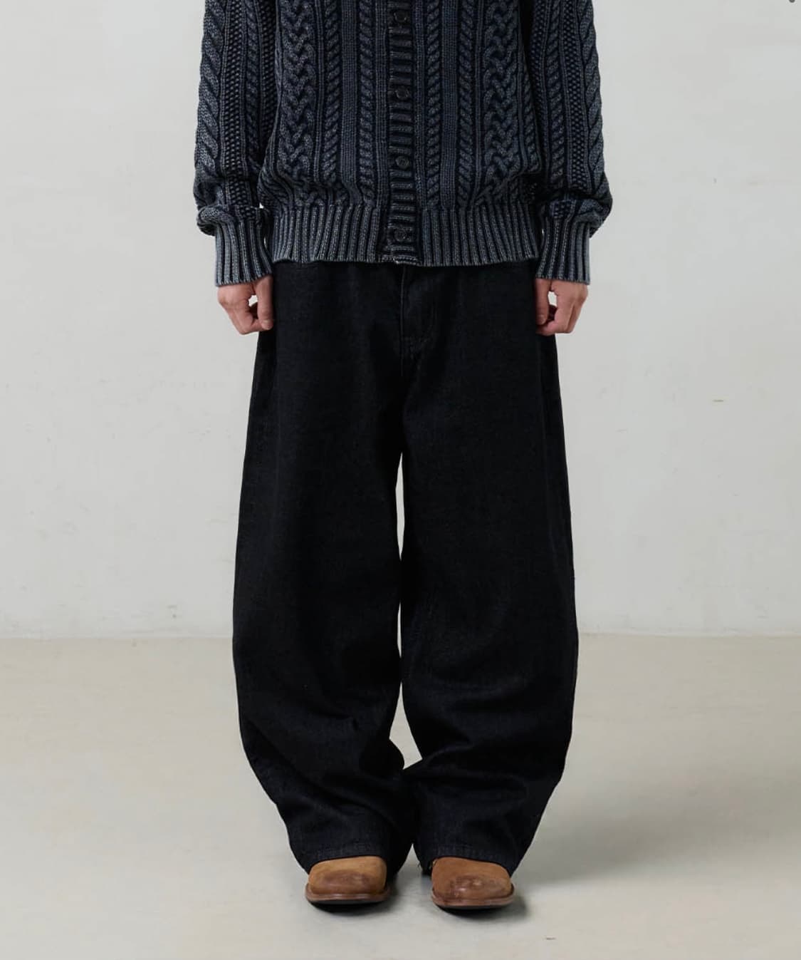 (새상품) 노운 - wide denim pants 상품이미지8