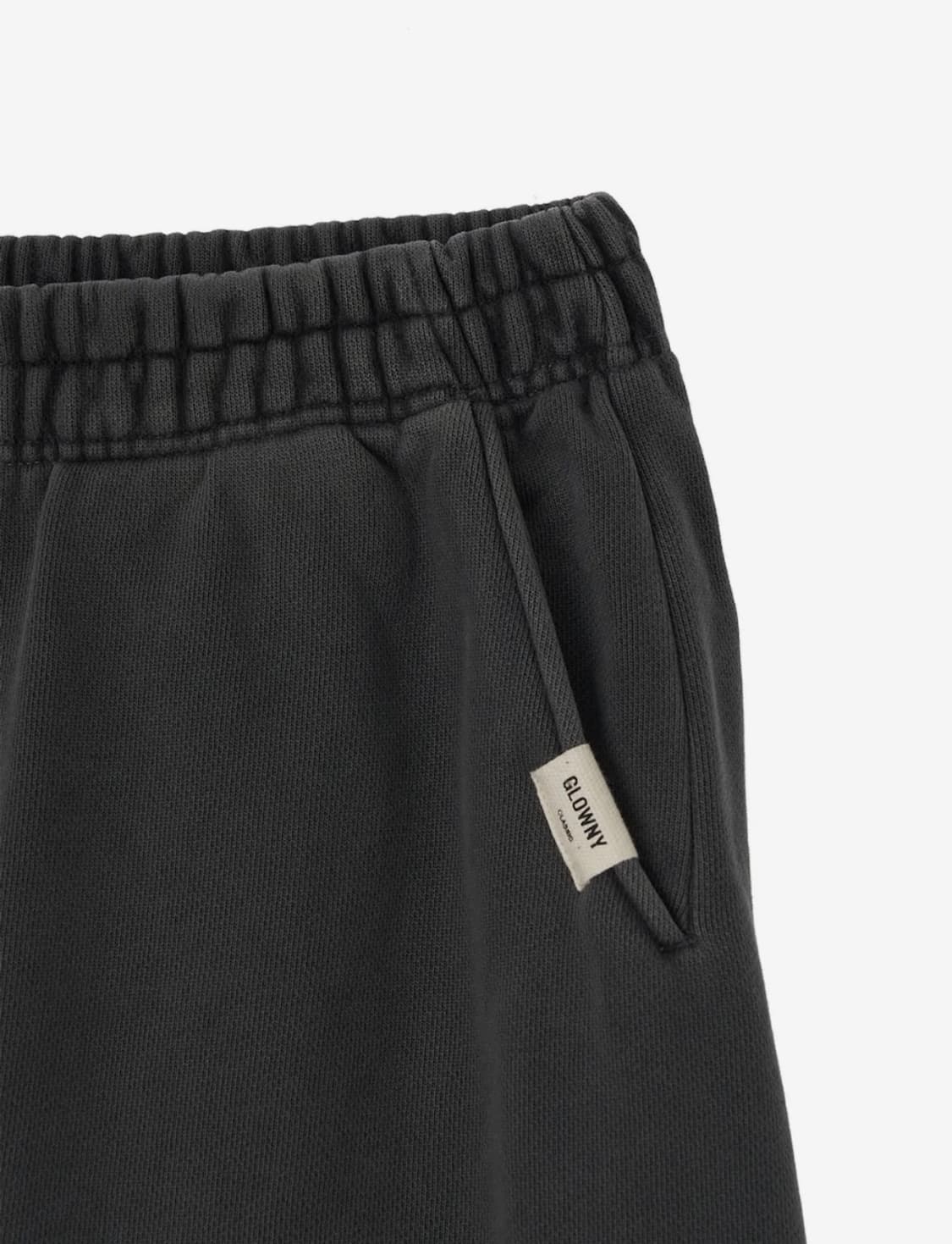 글로니 G클래식 워시드 스웨트팬츠 차콜 스웻홈웨어트레이닝복바지셋업조거챠맨 상품이미지6