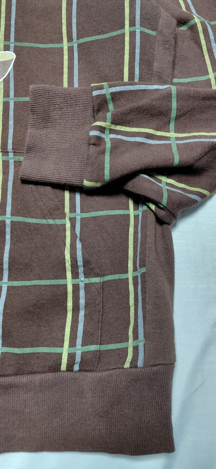 폴 프랭크(Paul Frank) 셜록 홈즈 줄리어스 체크 후드티 L 상품이미지3