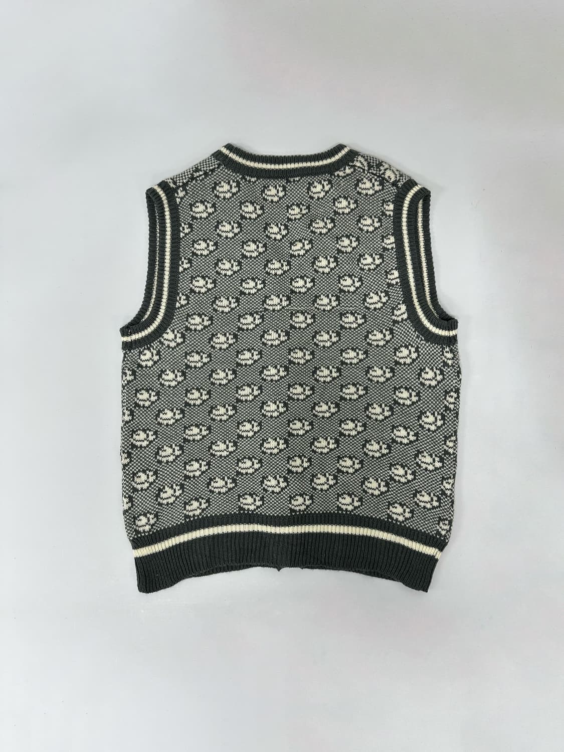 일본 패턴 니트 베스트 상품이미지4