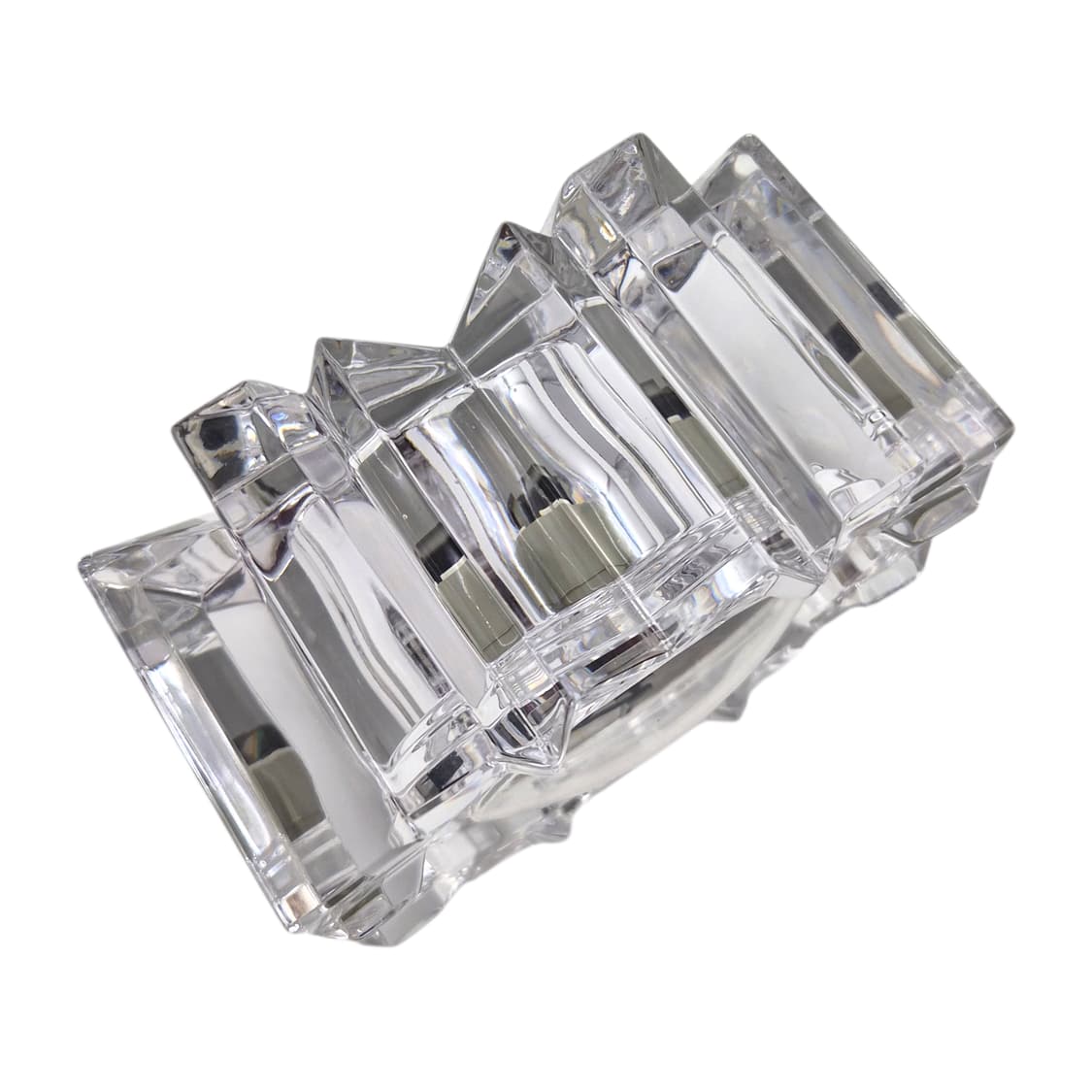 80s 독일 미카사 크리스탈 눈꽃 탁상 시계 상품이미지2