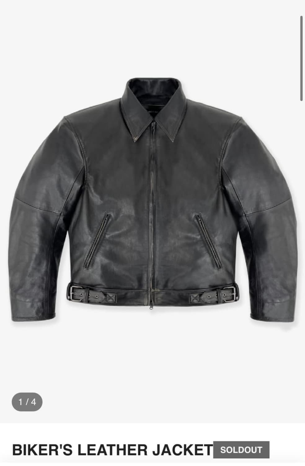 프로젝트gr 바이커스 레더 자켓 사이즈 2 ProjectGR (유일매물) 상품이미지1