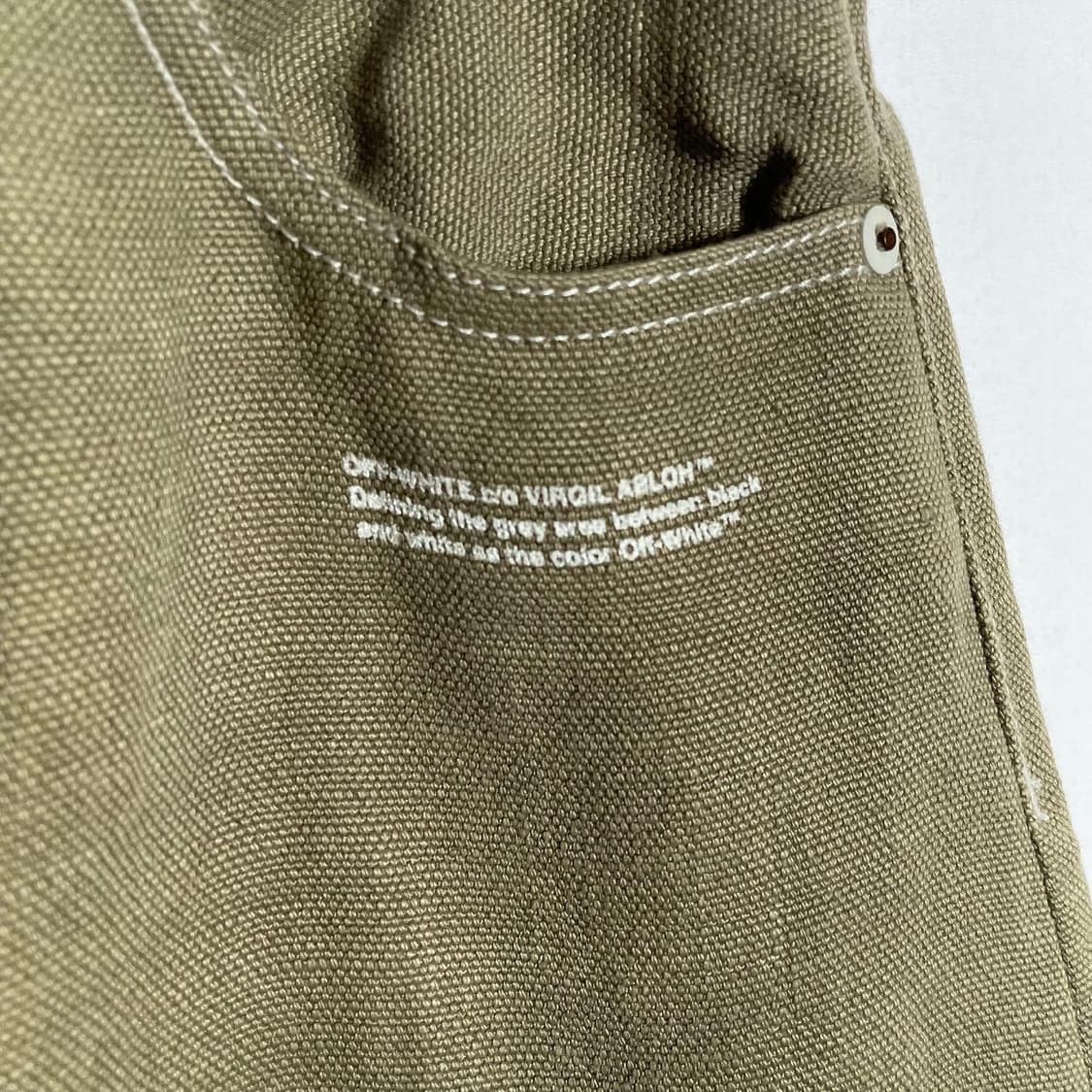 오프화이트 JUTA 와이드 레그 린넨 팬츠  상품이미지6