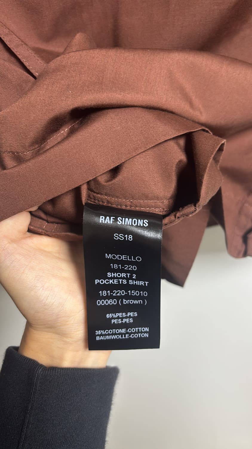 라프시몬스 18/ss 2포켓 패널셔치 상품이미지4
