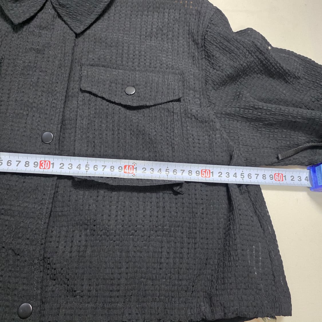 1652 코데즈컴바인 블랙 반팔 셔츠 자켓 F 상품이미지3