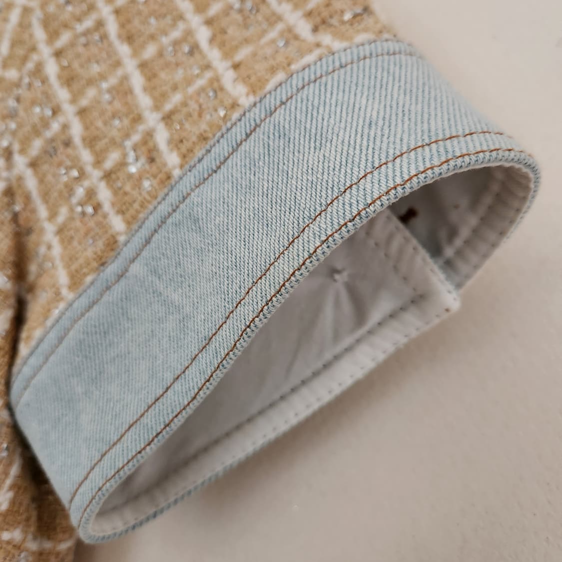 택만뗀 새거 21 ss 산드로 트위드 원피스 (34) 상품이미지4