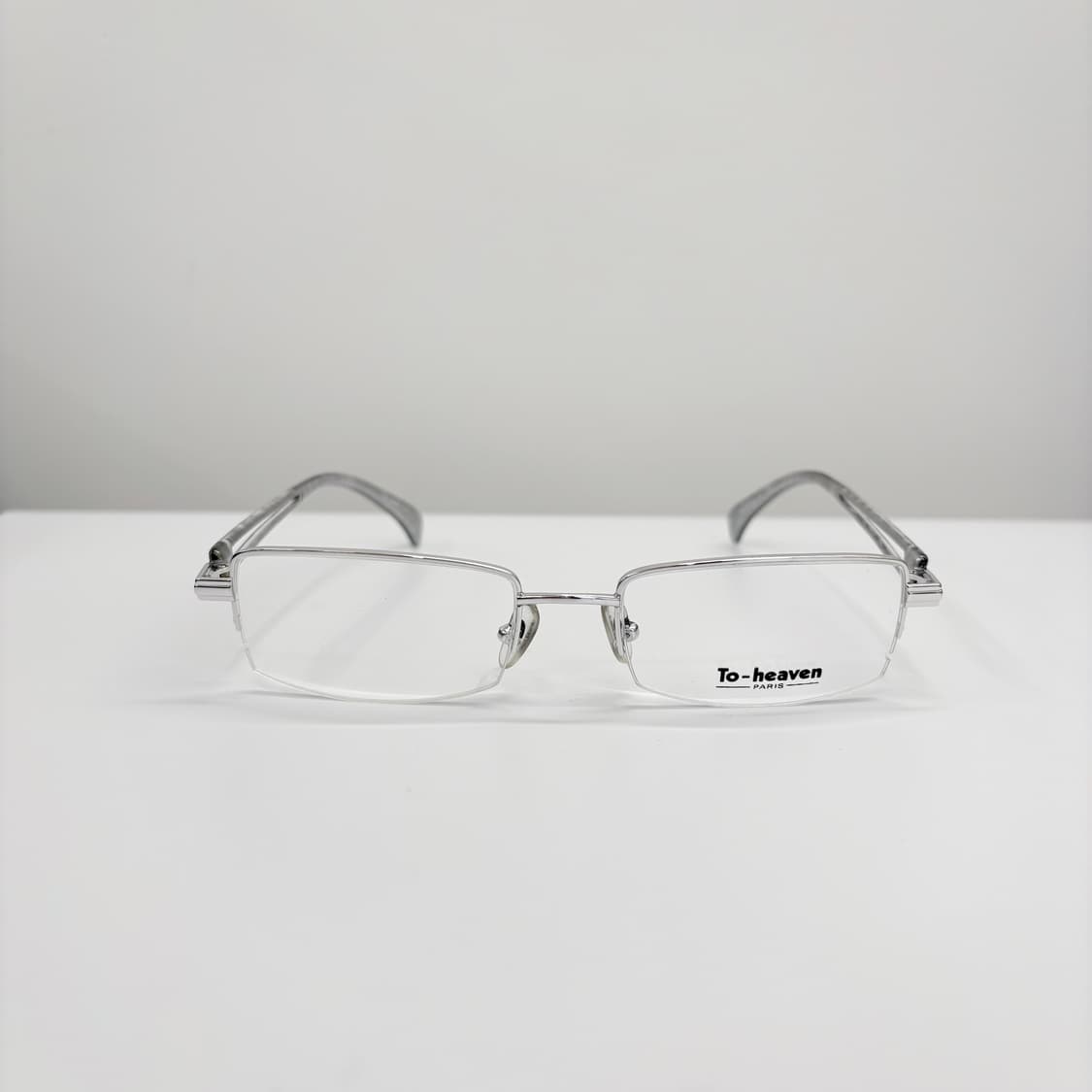 TO-HEAVEN 실버 반무테 빈티지안경 상품이미지3