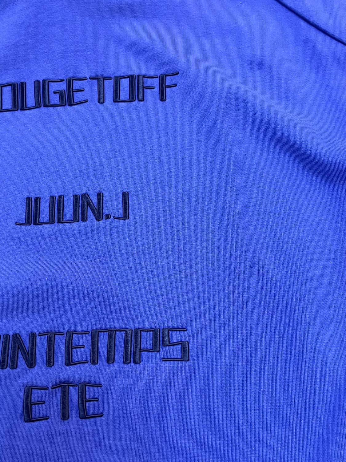 준지 juun.j 22 fw 후드티 블루 S #csz2679 상품이미지9