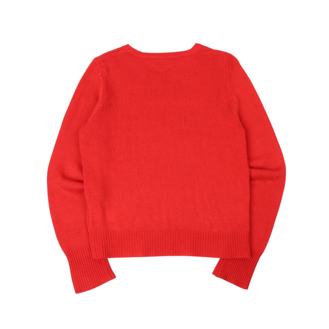 폴로 랄프로렌 우먼스 레드 울 니트 상품이미지5