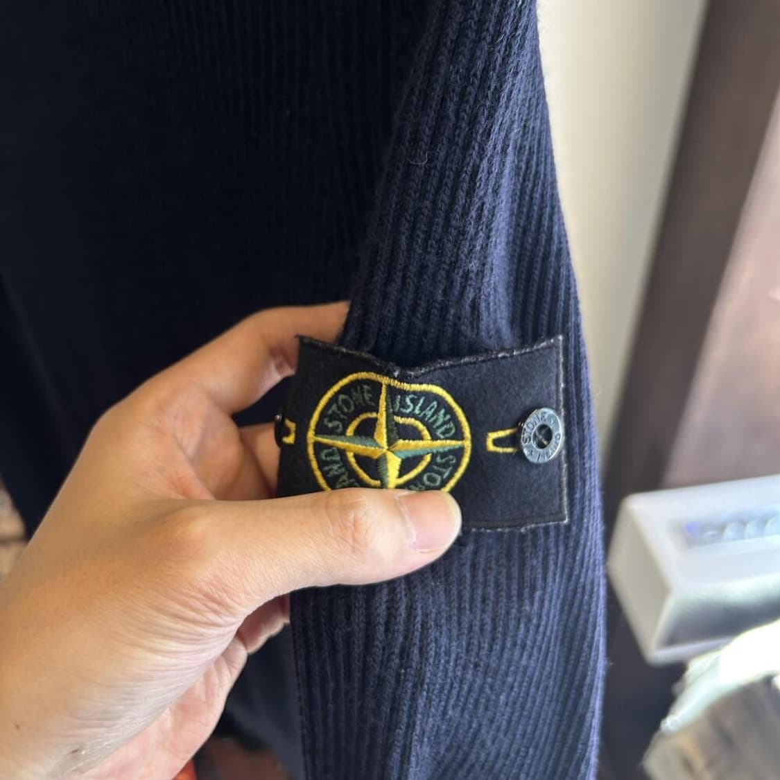 14118 - 스톤아일랜드 와펜 스트라이프 니트 상품이미지4