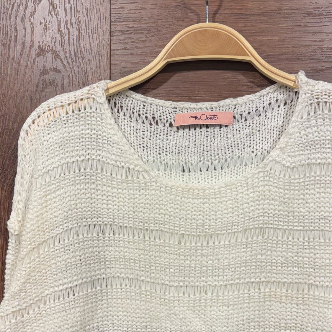 빈티지 아이보리 레이스 포인트 니트 상품이미지6