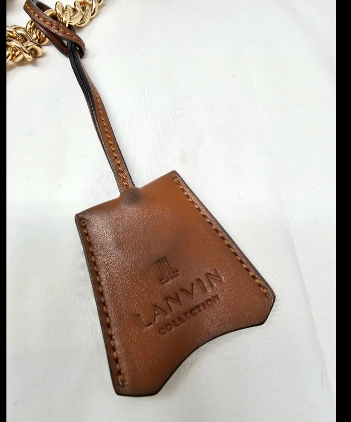 랑방 LANVIN 숄더백 블랙&화이트 상품이미지4