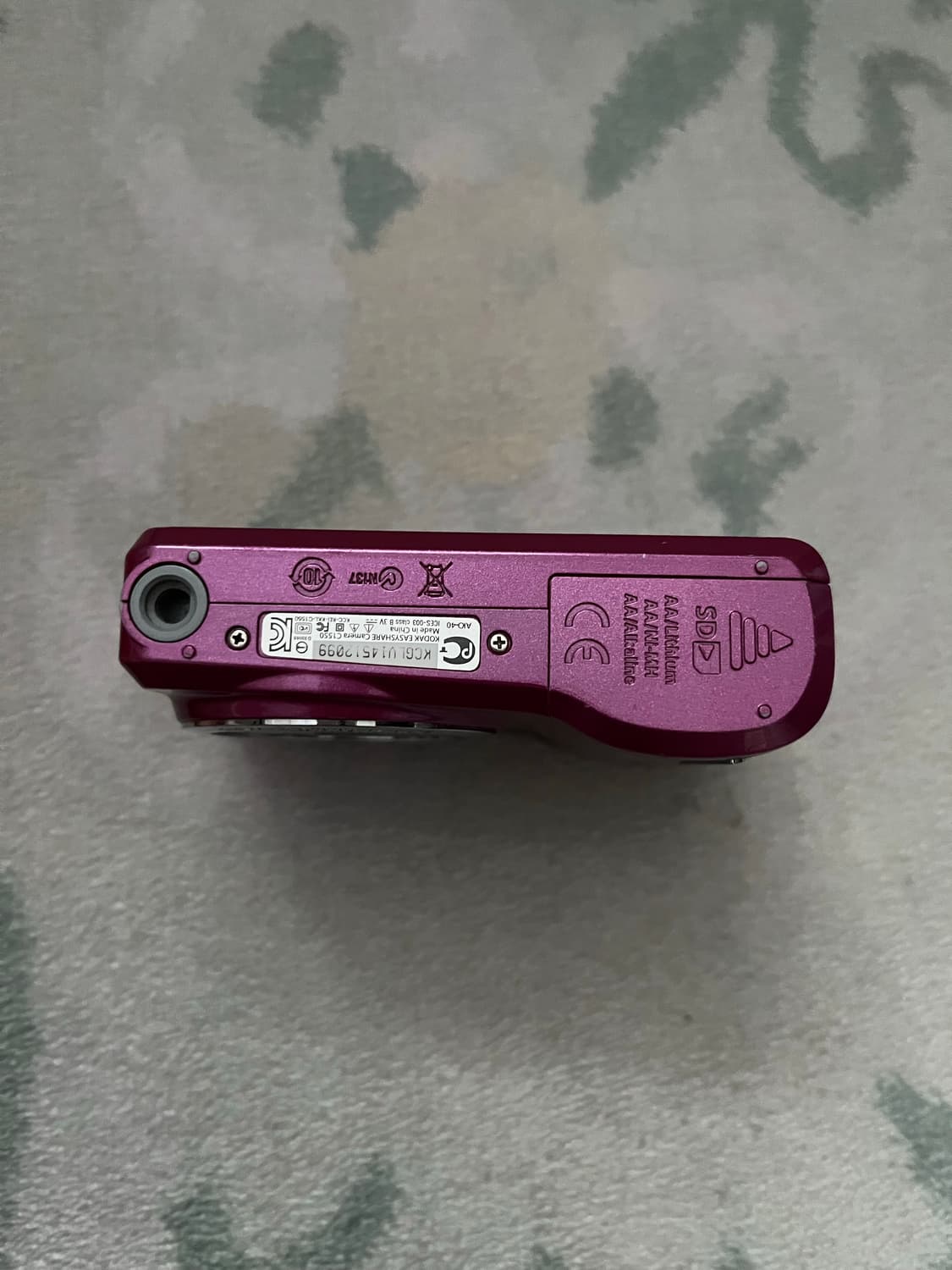 코딕 c1550 레어 핑크 색상 빈티지 디카 카메라 상품이미지5