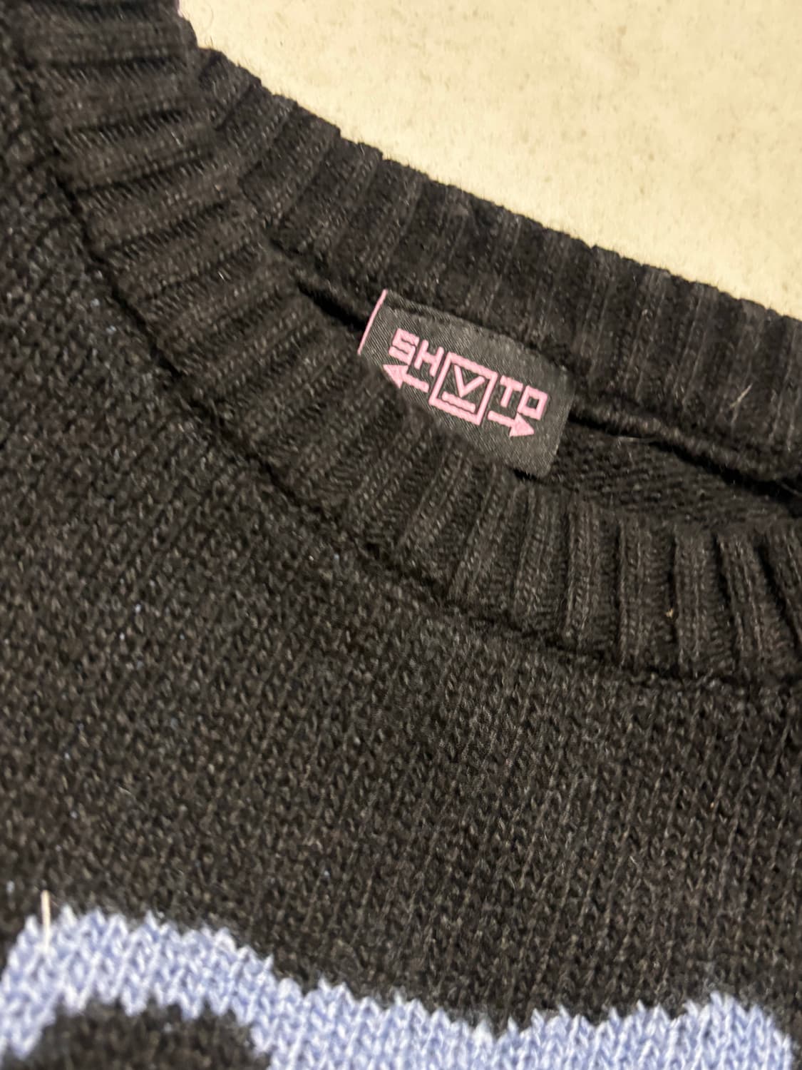 해골 니트 상품이미지4