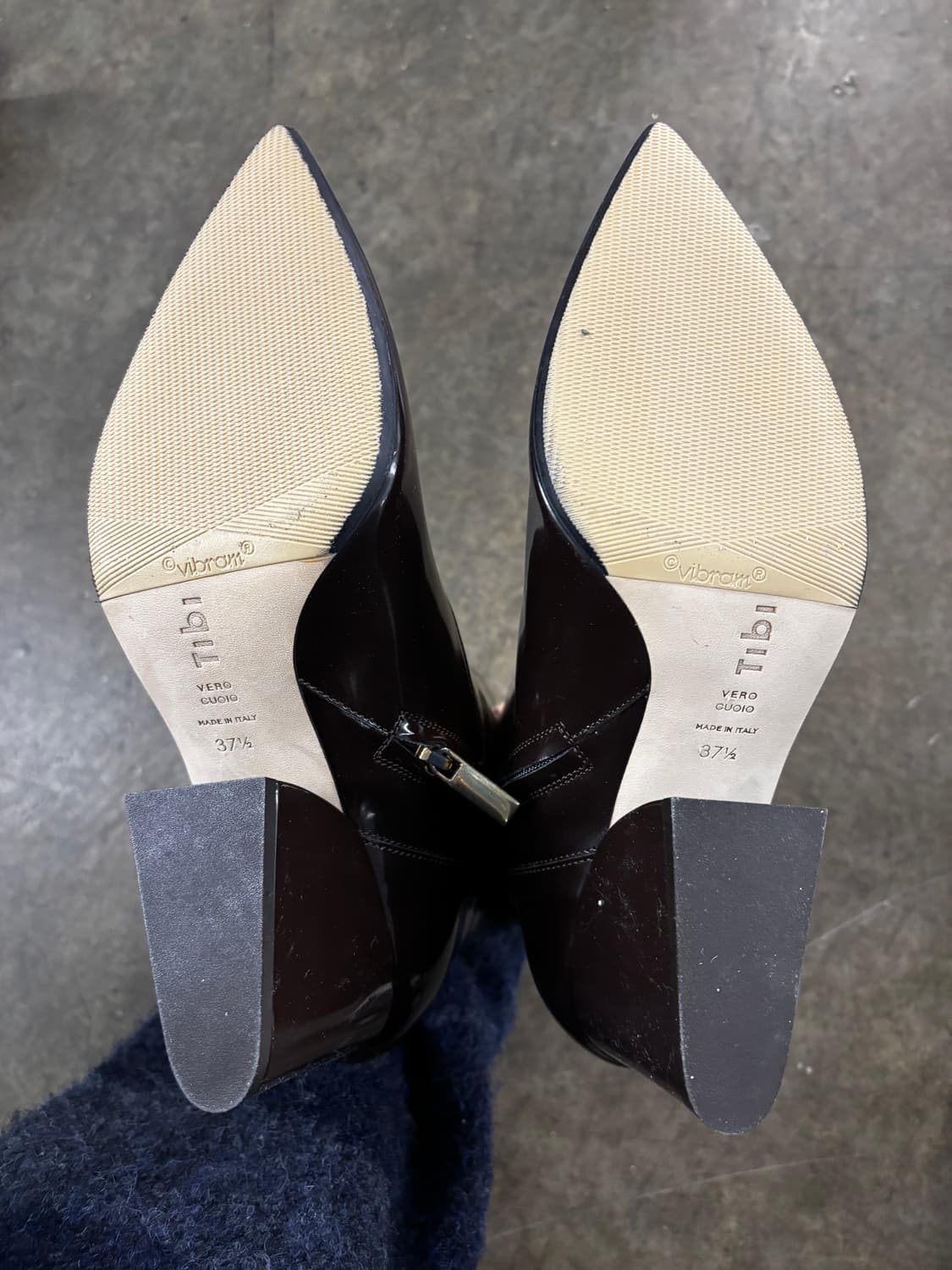 Tibi 브라운 레더 앵클 부츠 37(한국사이즈235~240) 상품이미지6