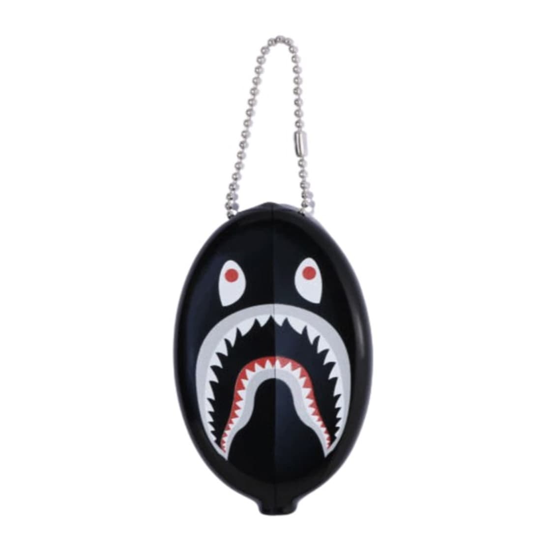 베이프 어 베이싱 에이프 샤크 코인 케이스 블랙 상품이미지5