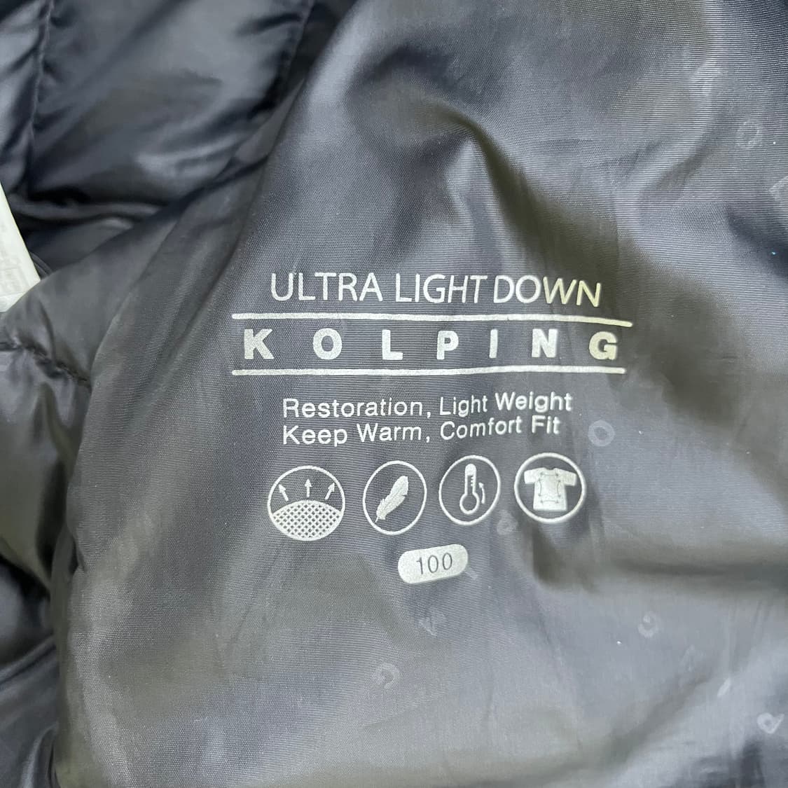 100 콜핑 경량 패딩 점퍼 0325M 상품이미지3