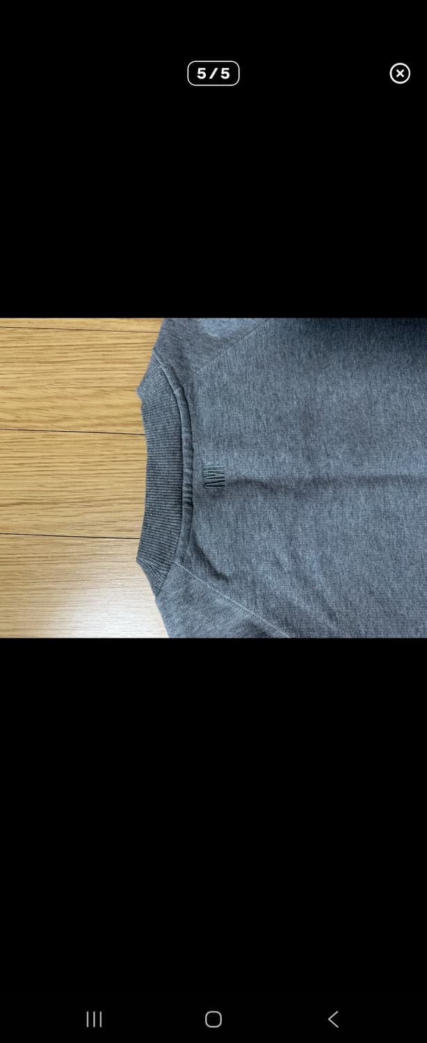 아미파리스 XL 맨투맨 회색 상품이미지4