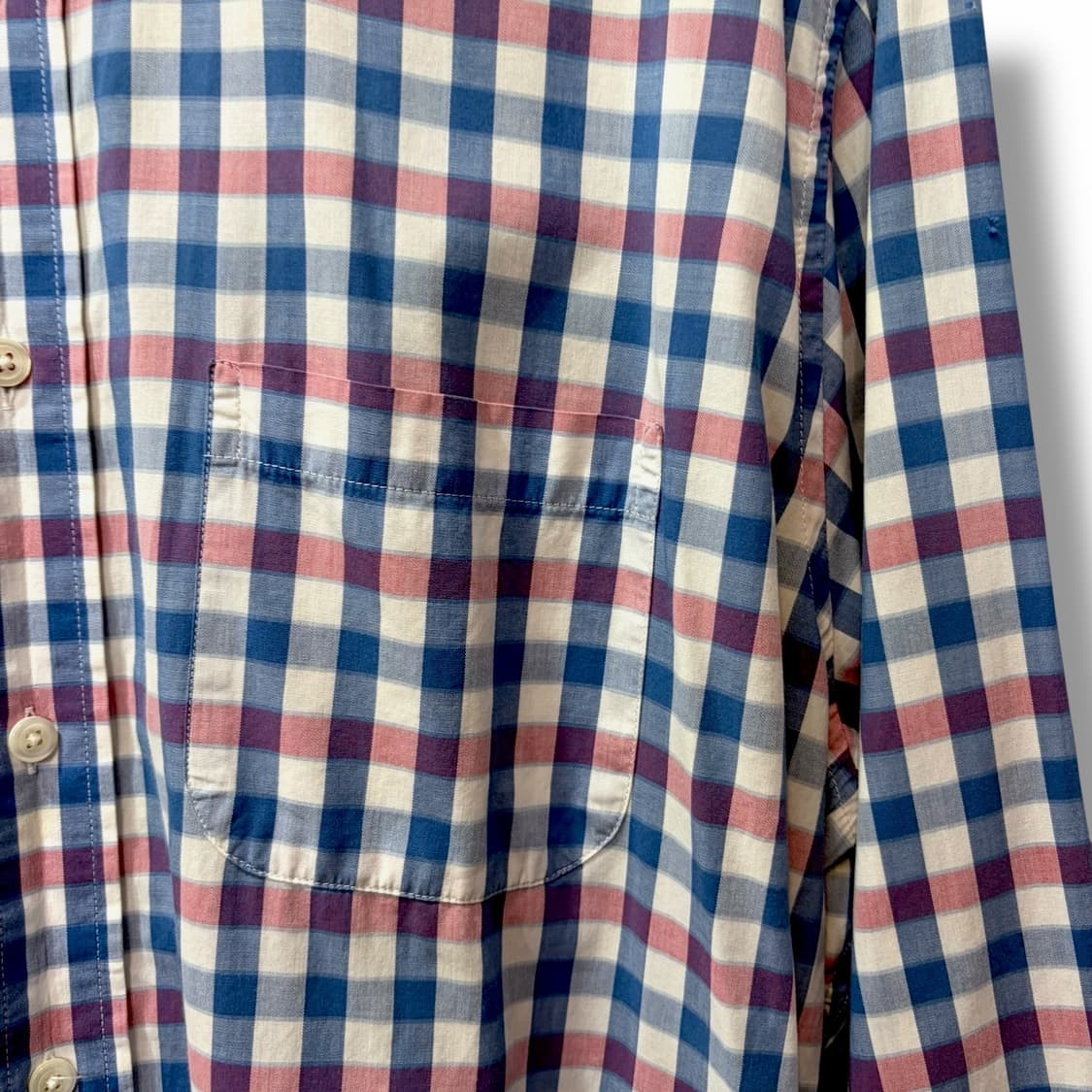 브룩스 브라더스 캔디 체크 리젠트핏 셔츠 (XL) 상품이미지4