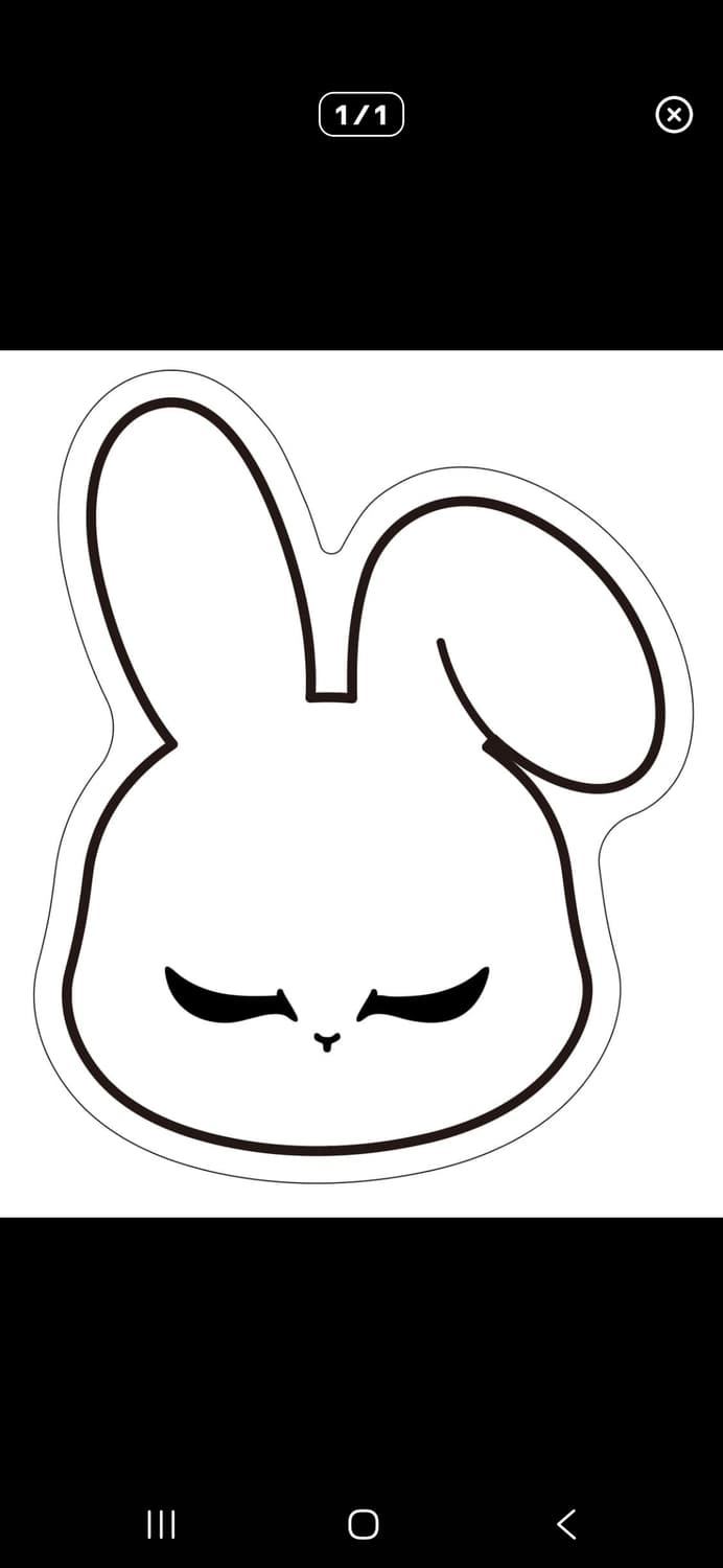 토끼 커스텀 러그 주문제작 결제창 상품이미지1