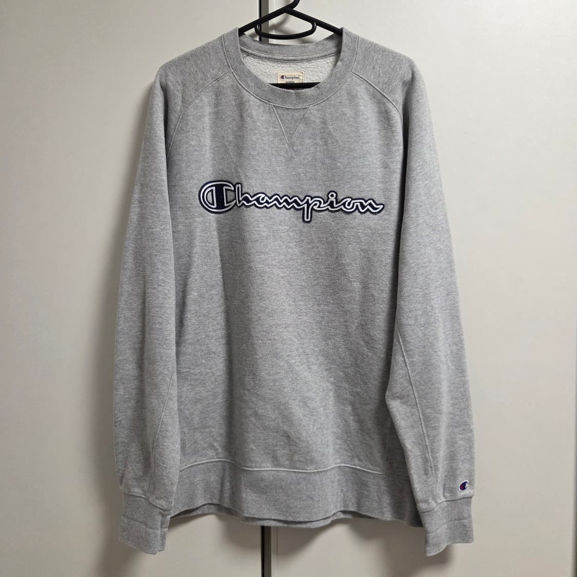 Champion 챔피온 그레이 맨투맨 L(100) 상품이미지1