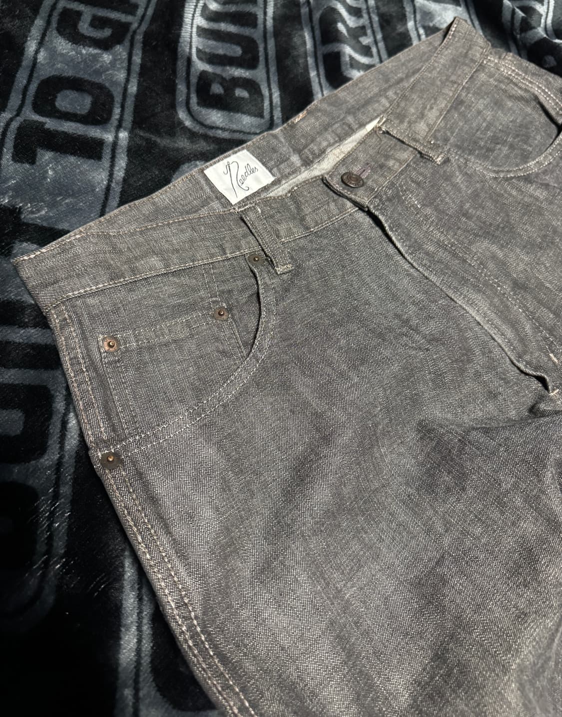 니들스 그레이 데님팬츠 상품이미지3