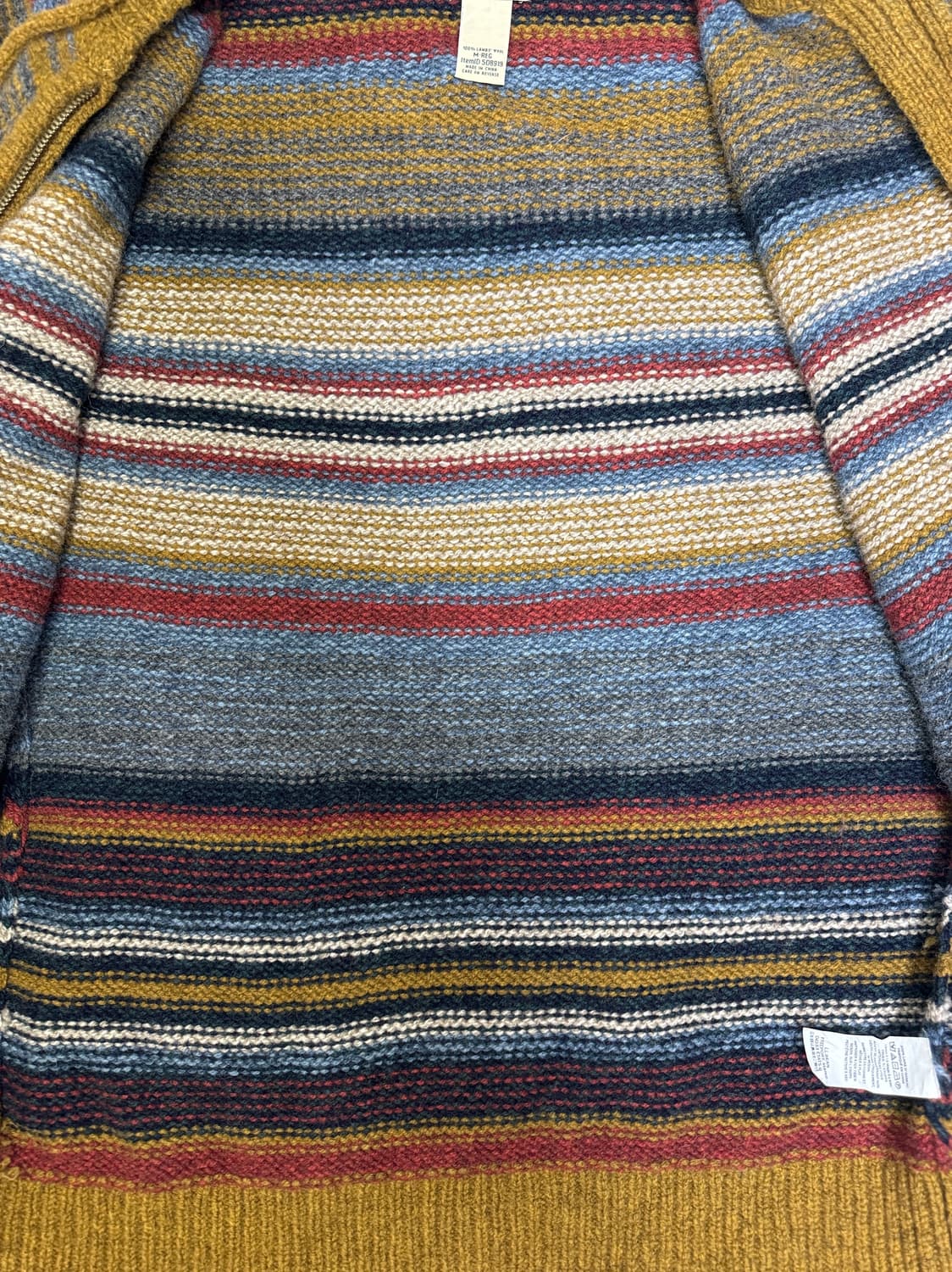 엘엘빈 L.L.Bean 램스울 멀티스트라이프 집업후드 M 상품이미지5