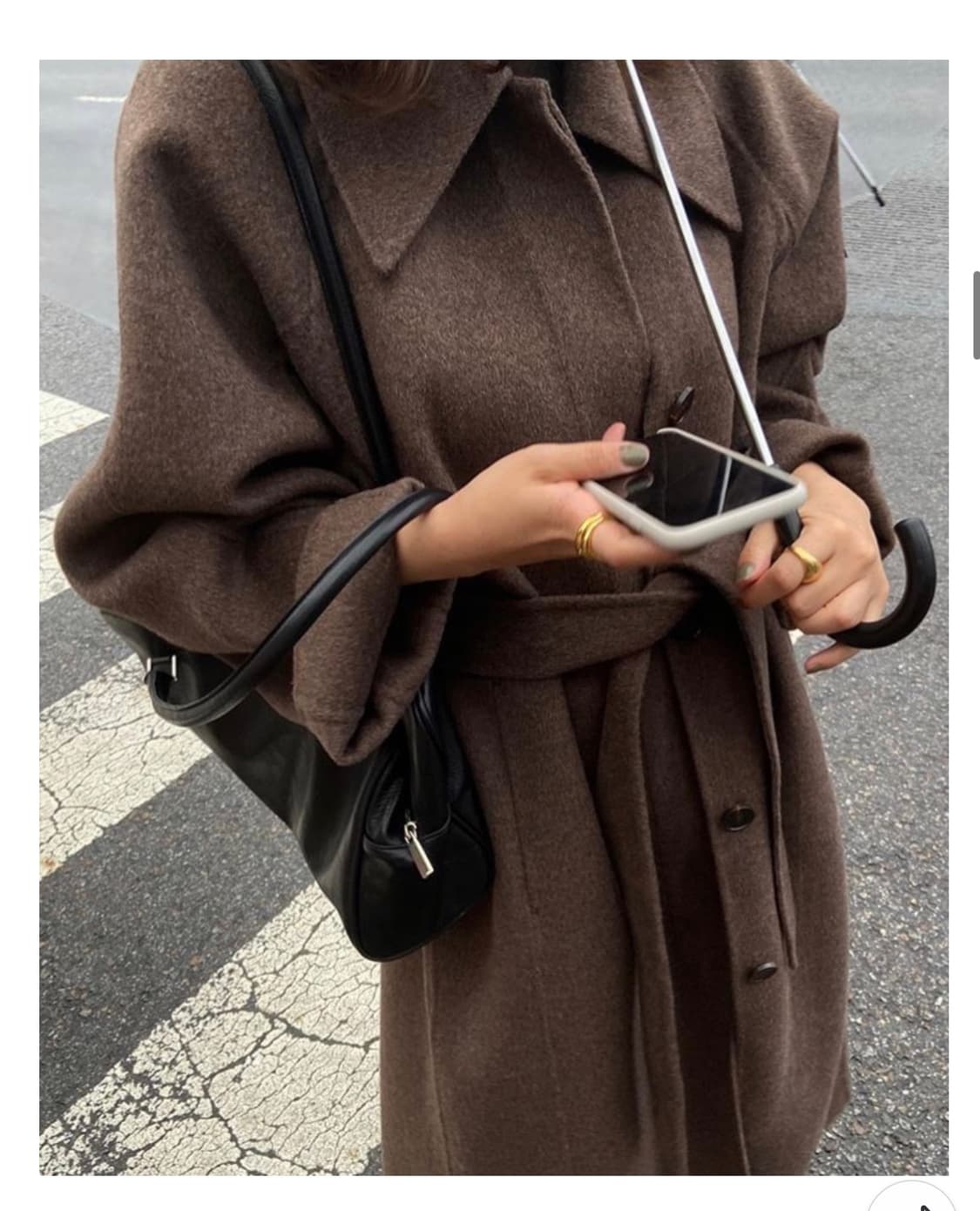 런던플랏 londonflat 르메르 코트 핸드메이드 울코트 브라운 상품이미지1