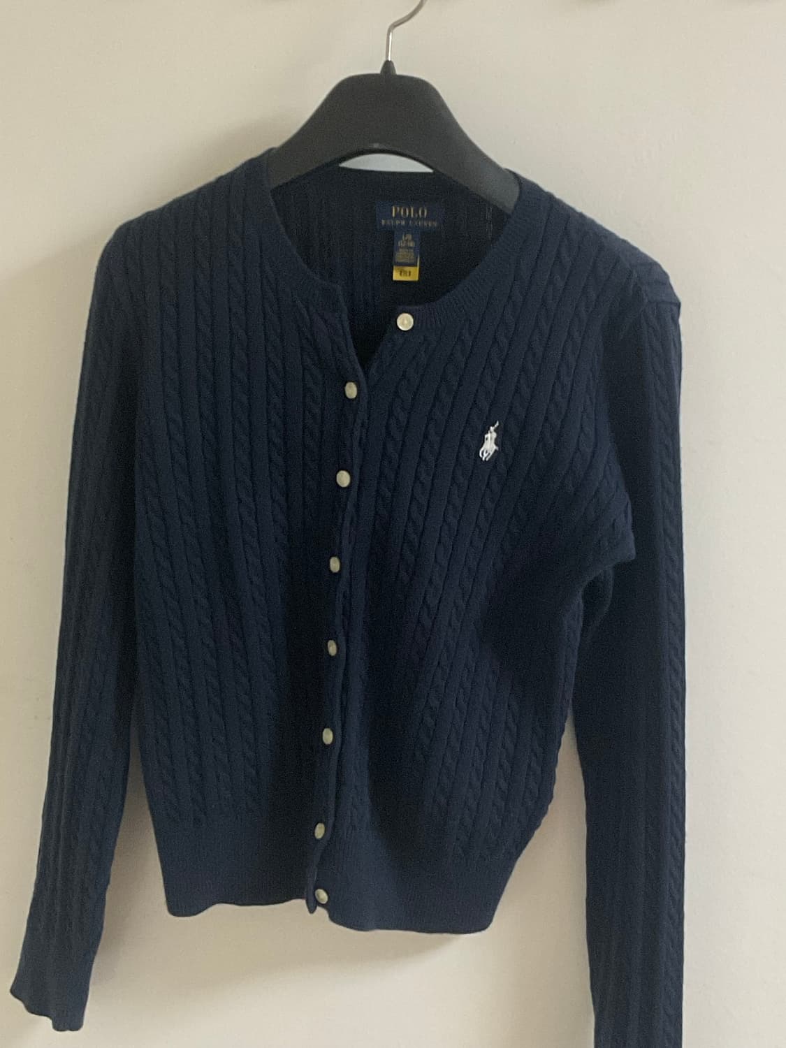 폴로 가디건 NAVY 상품이미지2