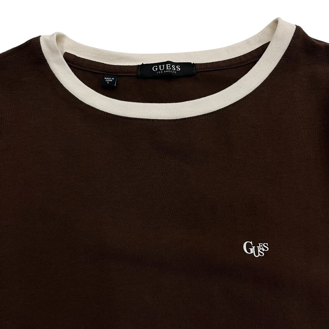 게스 미니로고 초코맛 링거 티 L 상품이미지4