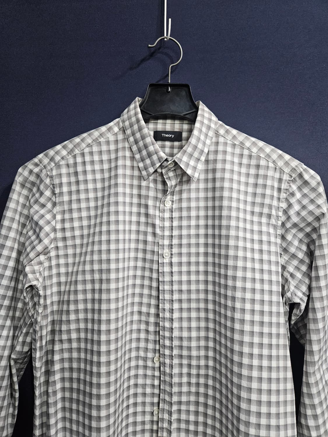 띠어리 스트라이프 체크 남성 슬림핏 95 긴팔셔츠  상품이미지7